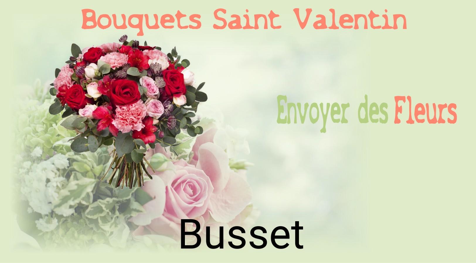 Roses de Saint-Valentin livrées à Busset